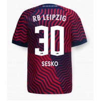 Stroje piłkarskie RB Leipzig Benjamin Sesko #30 Koszulka Wyjazdowej 2023-24 Krótki Rękaw